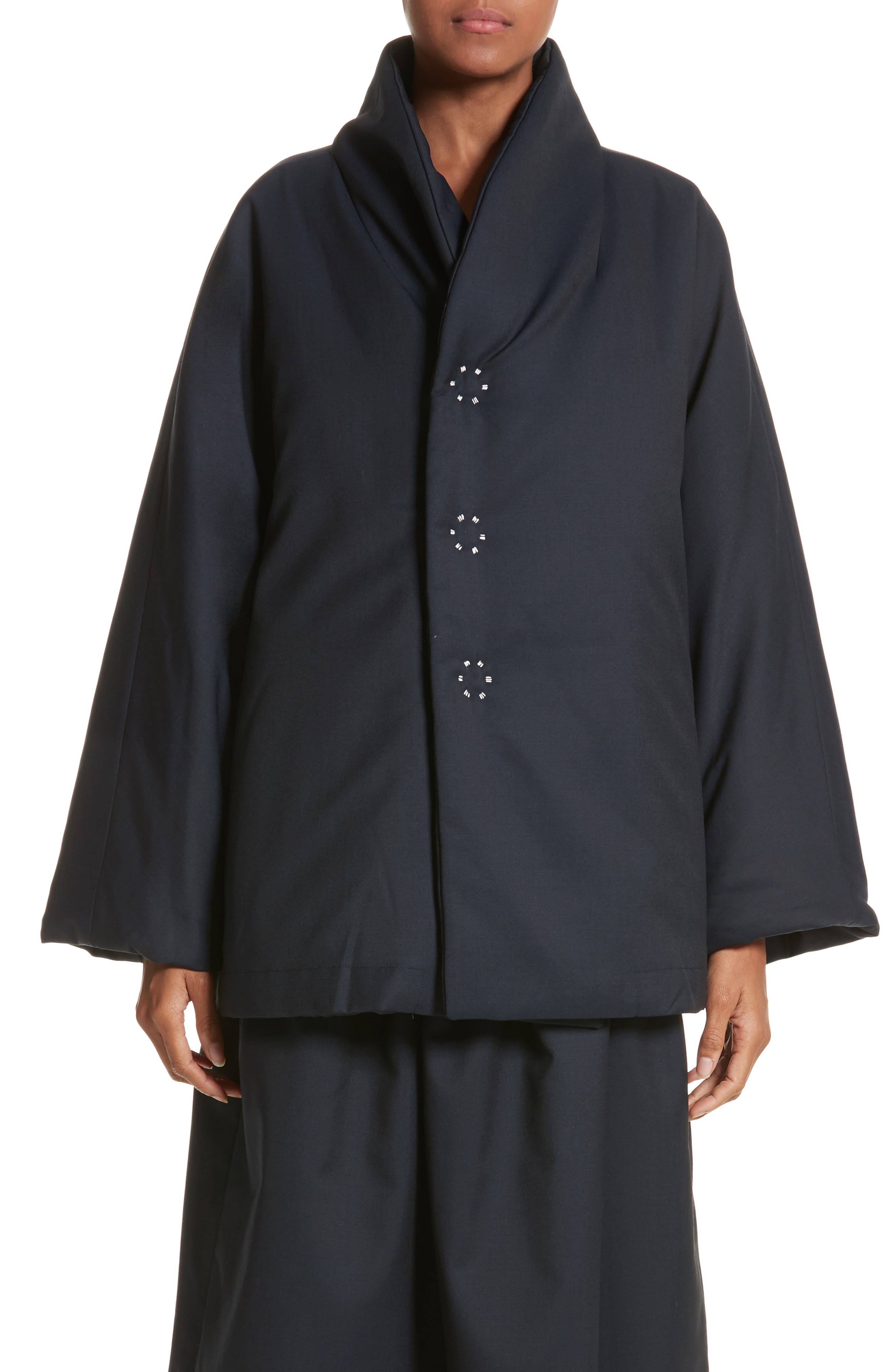 comme des garcons quilted jacket dress