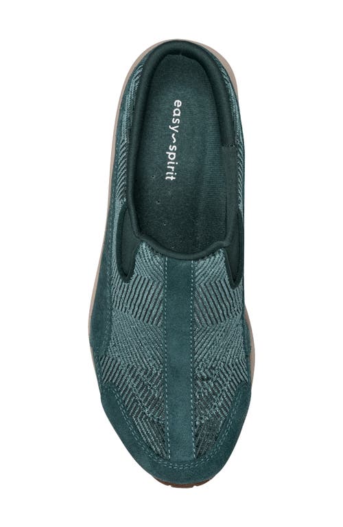Easy Spirit Women's Traveltime Round Toe Casual Slip-on Mules In Medium Greenq