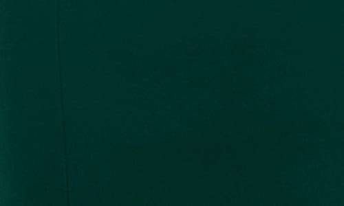 Nina Leonard Popover Chiffon Sheath Dress In Emerald