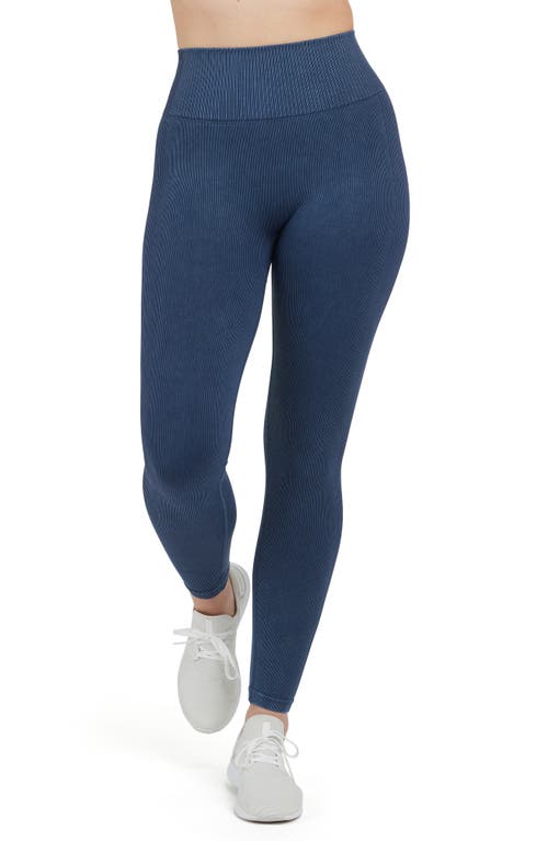 SPANX Seamless Active Leggings in Midnight Navy at Nordstrom, Size X-Small