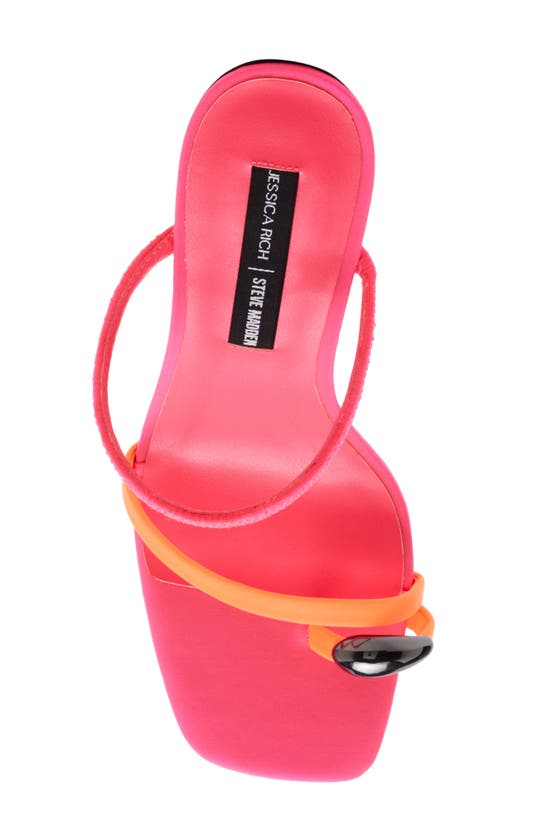 Shop Jessica Rich By Steve Madden Harriet Toe Loop Sandal In Pink Multi