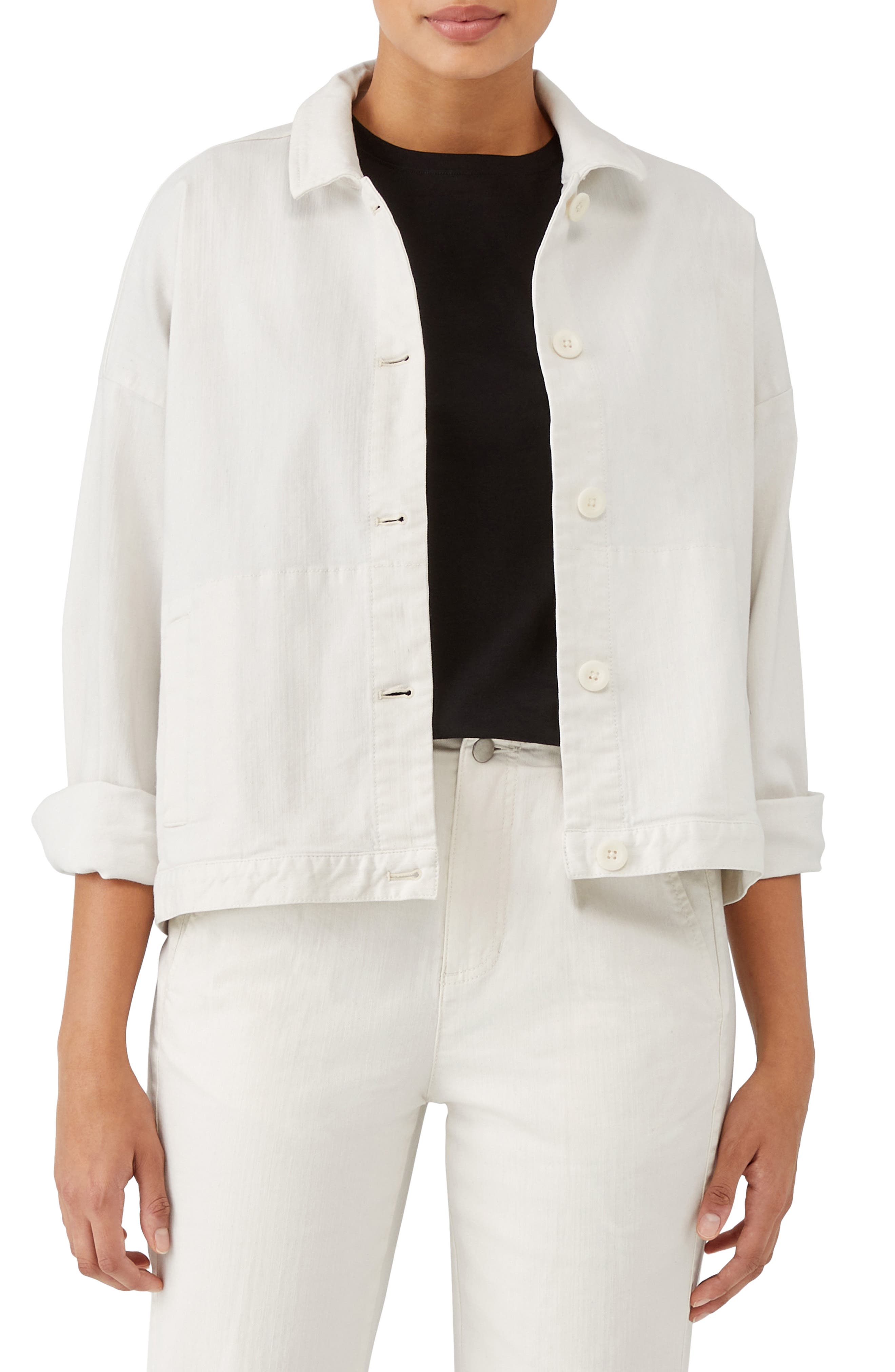 eileen fisher graphite jacket
