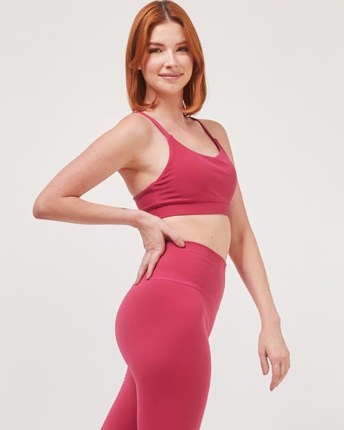 Shop Rebody Active Cammie Cloudlux Bra In Fuschia