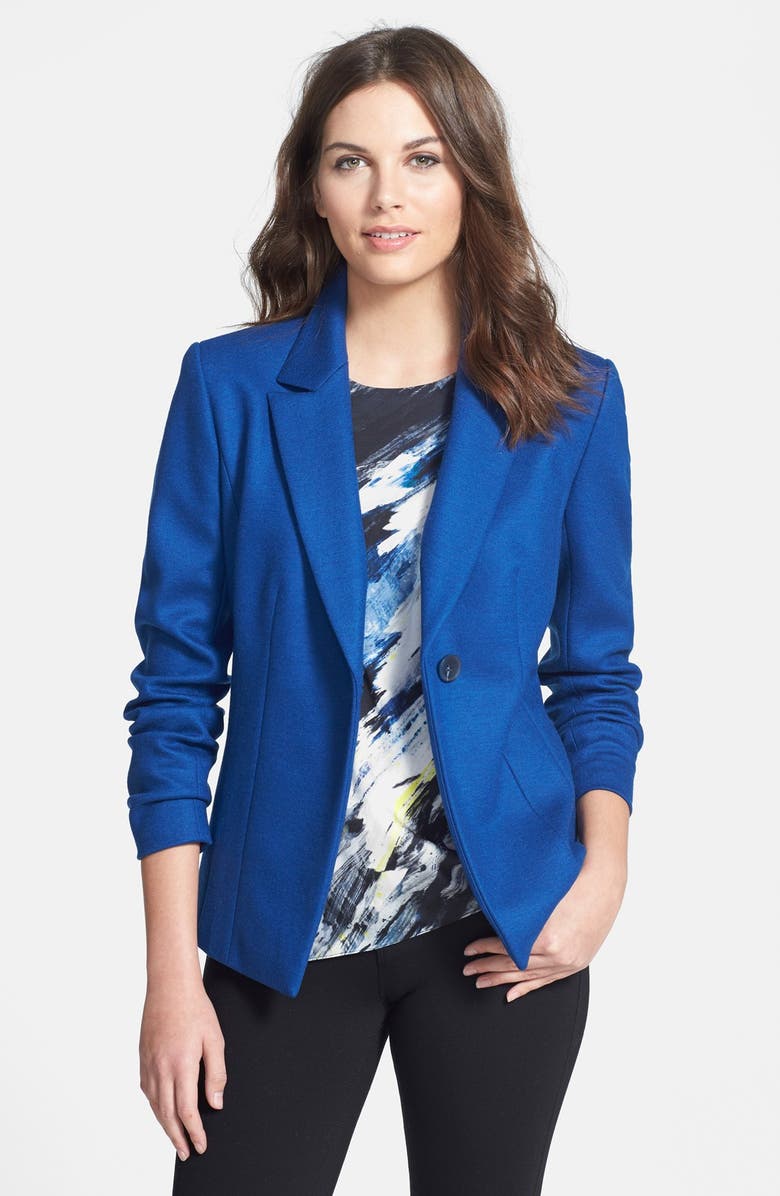 Classiques Entier® 'Blackwood' Wool Blend Jersey Jacket | Nordstrom