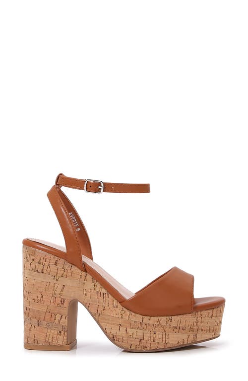 BERNESS BERNESS AVERIE CORK PLATFROM SANDAL