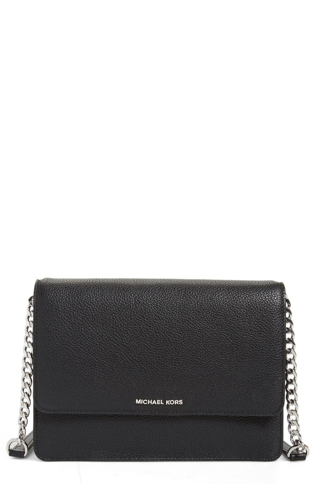 MICHAEL Michael Kors 'Large Daniela' Leather Crossbody Bag Nordstrom