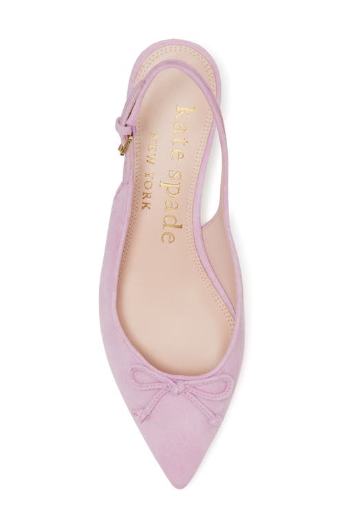 KATE SPADE KATE SPADE NEW YORK VERONICA RAFFIA SLINGBACK FLAT (WOMEN)<BR /> 