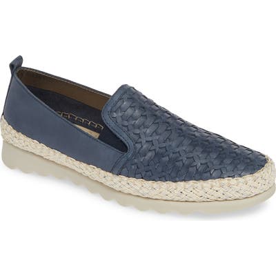 The Flexx Chapter Woven Slip-On Sneaker- Blue