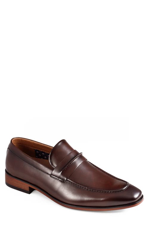 Tommy Hilfiger Steran Penny Loafer In Dark Brown