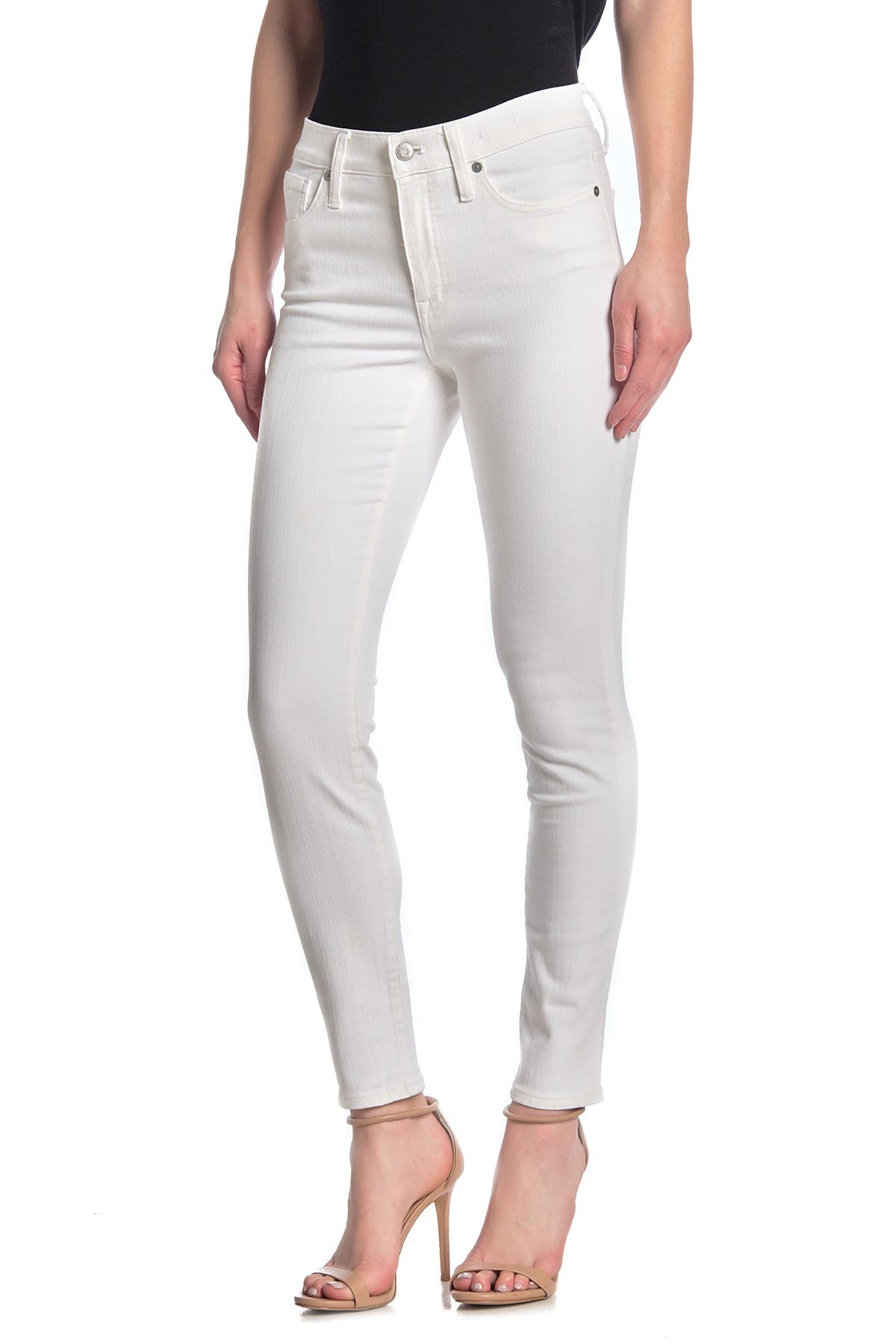 madewell white skinny jeans