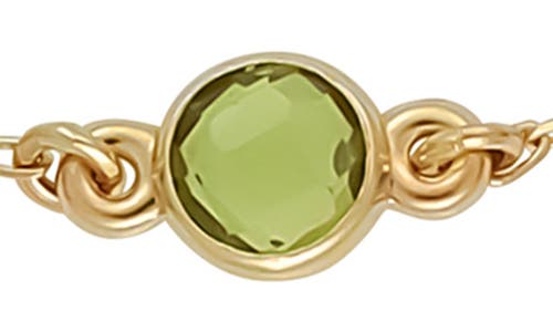 Shop Bony Levy 14k Gold Peridot Station Bracelet In 14k Yellow Gold