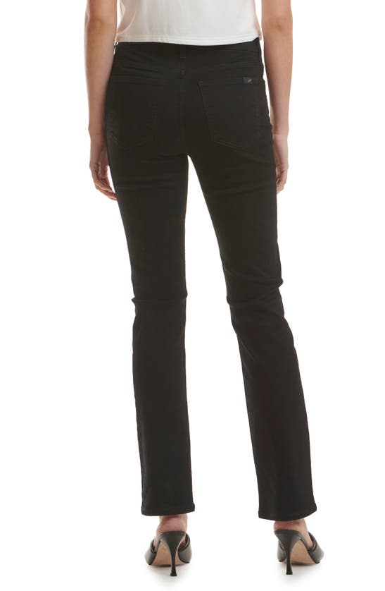 Jen7 By 7 For All Mankind Slim Straight Leg Jeans In Clasblknoi
