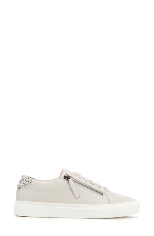 Shop Frankie4 Billie Zip Sneaker In Bone/leopard Spot Print