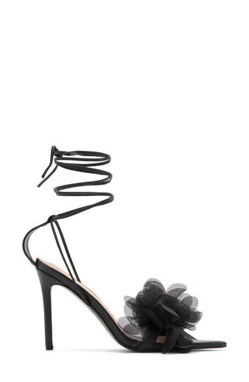 Wild Diva Lounge Carmina Pointed Toe Sandal In Black