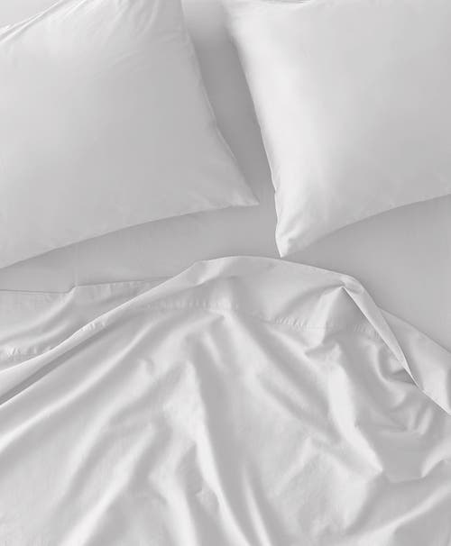 Shop Pact Organic Cool-air Percale Pillowcase 2-pack In White