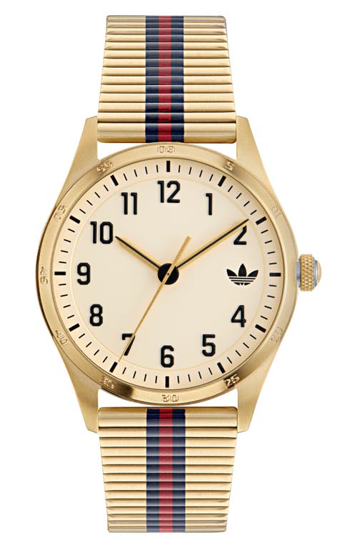 adidas Code Four Bracelet Watch, 42mm in Gold-Tone at Nordstrom