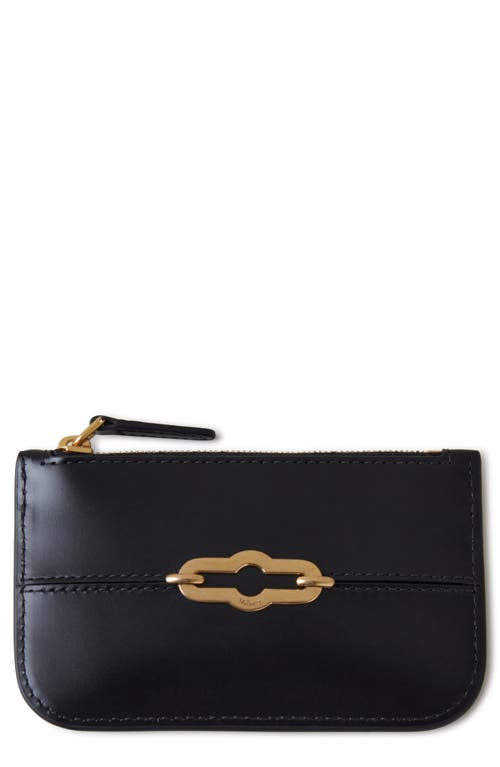 Mulberry Pimlico Leather Zip Pouch in Black at Nordstrom