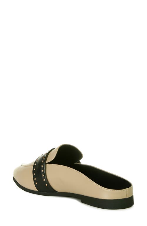 Shop London Rag Walkout Studded Mule In Taupe