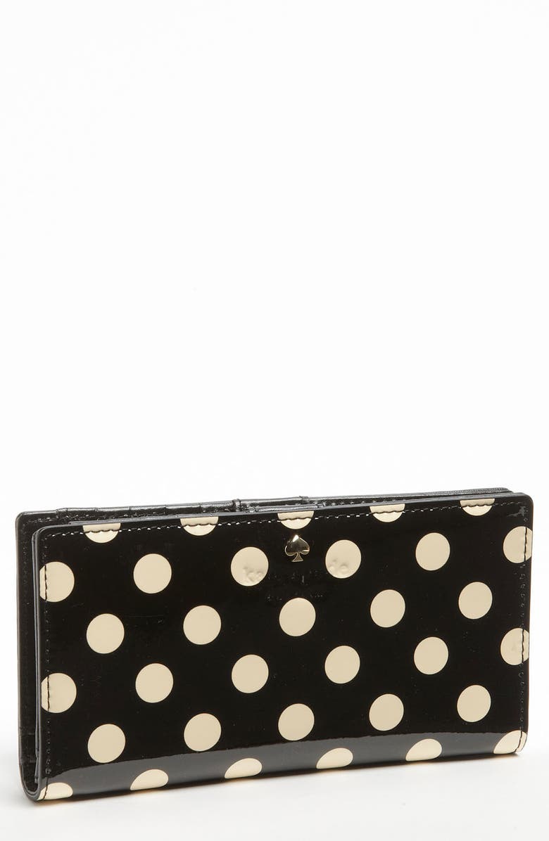 KATE SPADE NEW YORK 'carlisle street - stacy' wallet, Main, color, 001