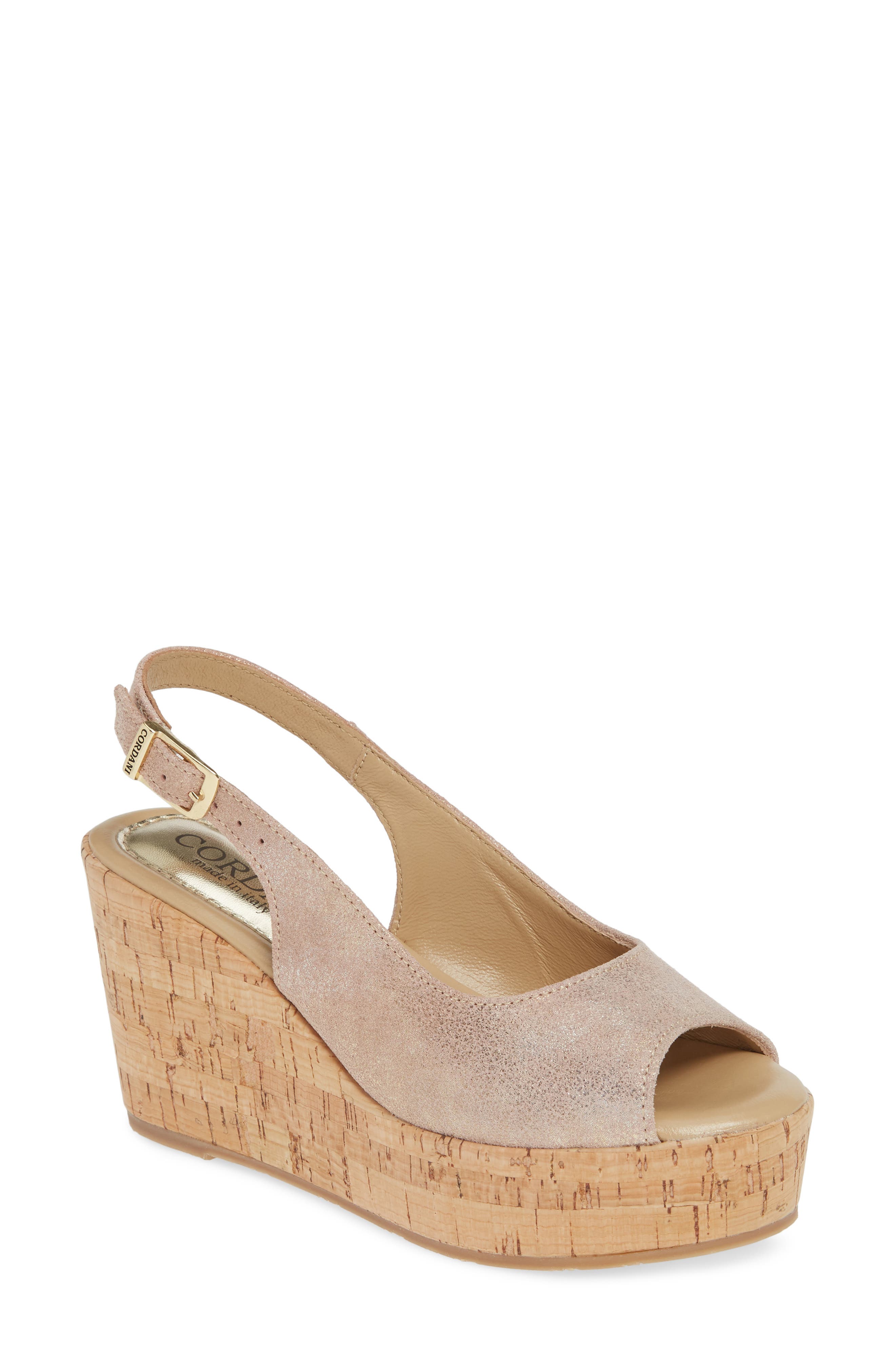 Cordani Janey Wedge Sandal - Pink