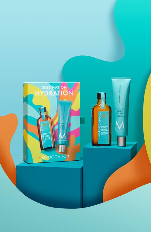 Shop Moroccanoil ® Destination Hydration Set (limited Edition) $70 Value In No Color