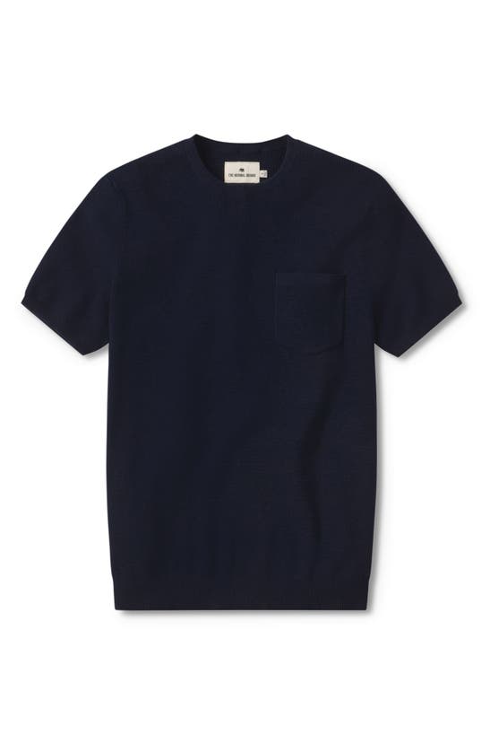THE NORMAL BRAND THE NORMAL BRAND WAFFLE STITCH SHORT SLEEVE SWEATER