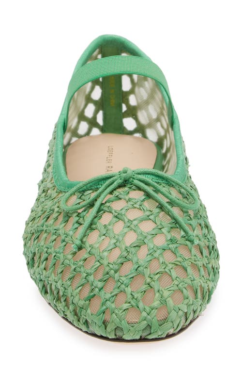 Shop Loeffler Randall Leonie Soft Ballet Flat In Kelly Green