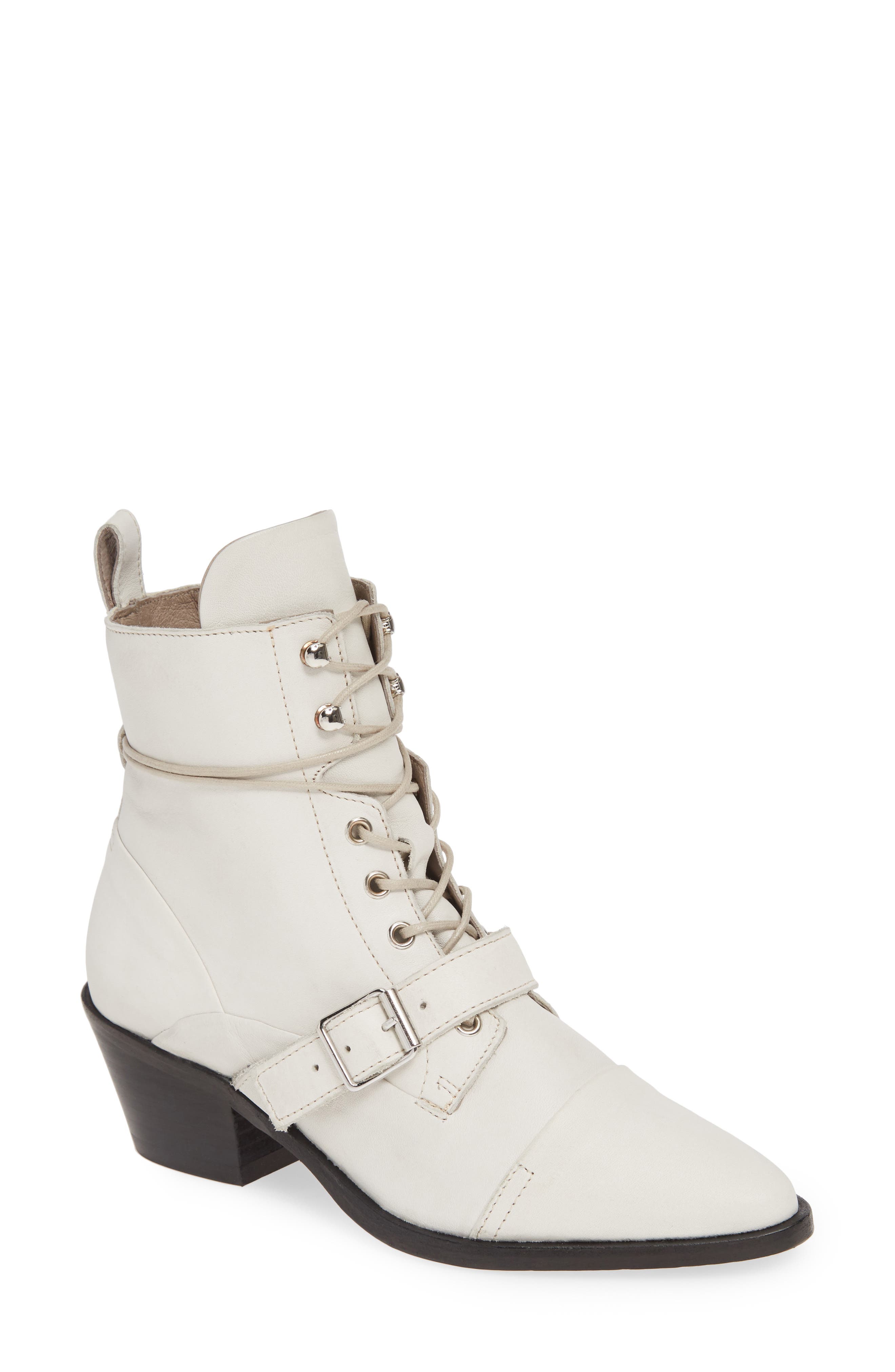 all saints katy boot white