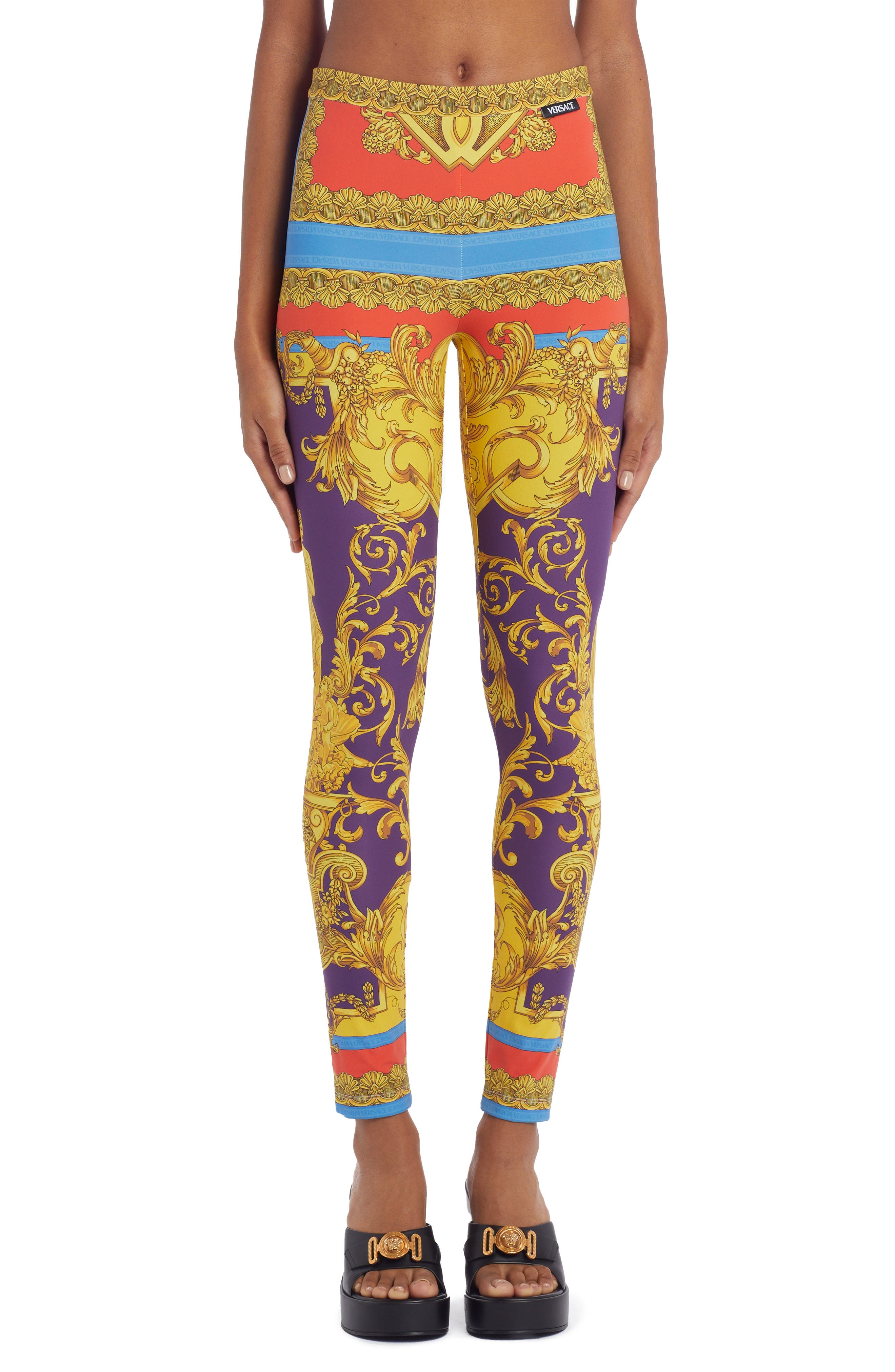 versace leggings womens