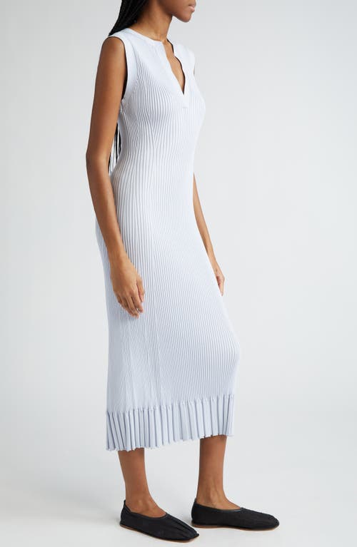 Shop Proenza Schouler Tatum Rib Crepe Midi Tank Dress In Sky Blue