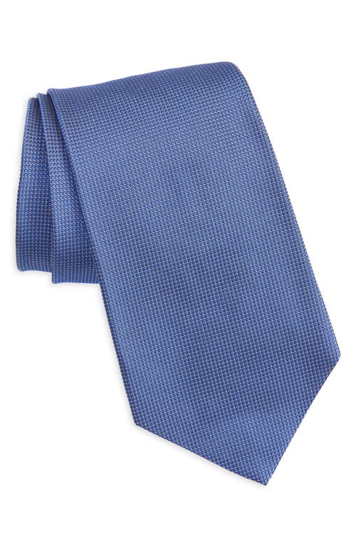 Shop Ralph Lauren Purple Label Bond St. Silk Jacquard Tie In Navy/blue