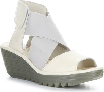 Fly sales white sandals