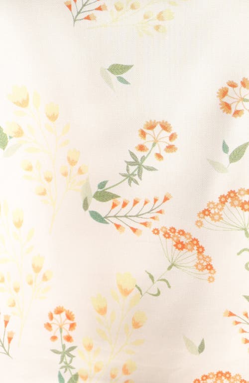 Petal And Pup Petal & Pup Lulu Floral Print Two-piece High-low Dress In White