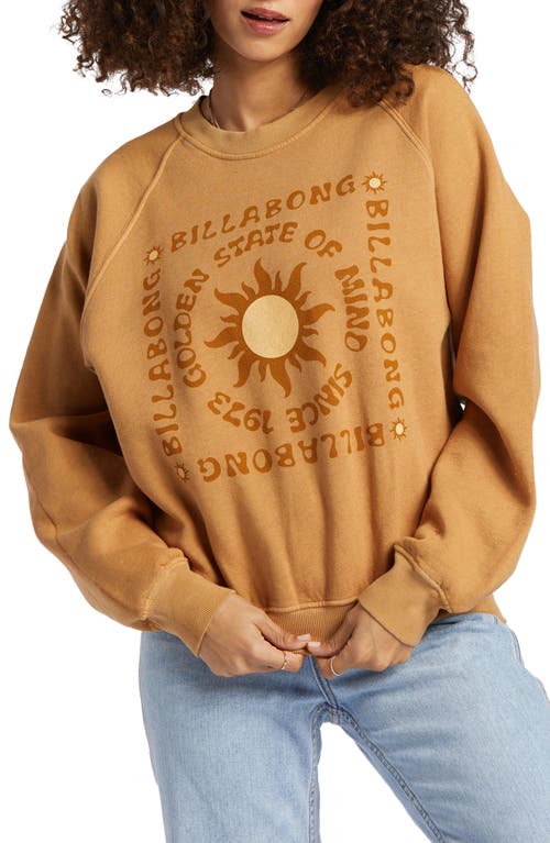 Billabong Here We Go Graphic Sweatshirt Cosmic Khaki at Nordstrom,