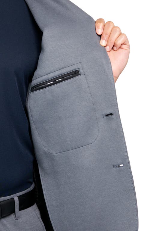 Brooklyn Brigade Slim Fit Performance Knit Sport Coat In Smoke