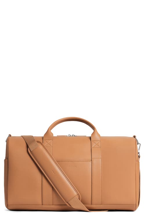 Monos Metro Water Repellent Carry All Duffle Bag In Saddle Tan
