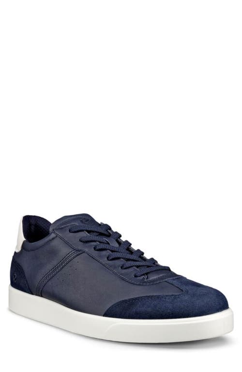 Shop Ecco Street Lite Low Top Sneaker In Night Sky/night Sky/white