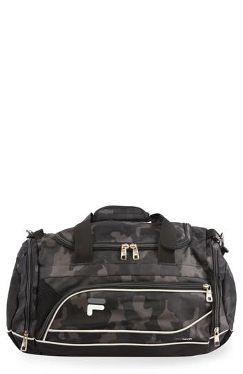 Fila Sprinter 19-inch Duffle Bag In Small Black Camo