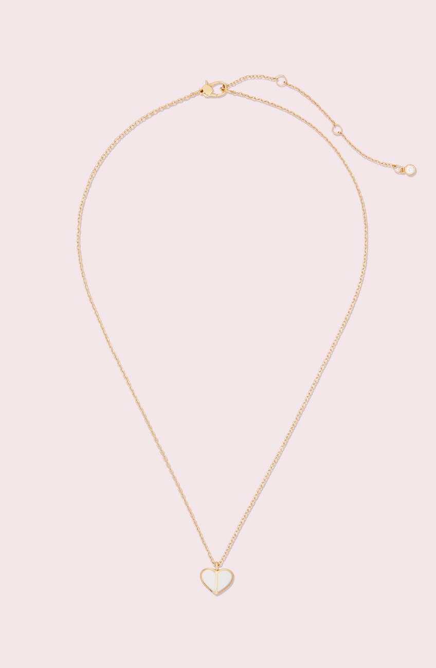 kate spade new york | Enamel Heart Pendant Necklace | Nordstrom Rack