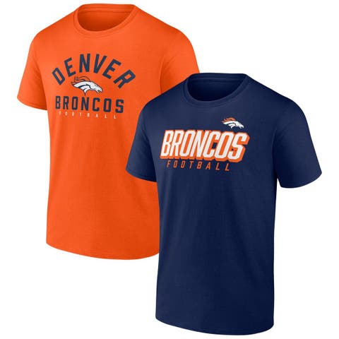Outerstuff Youth Orange Denver Broncos Divide T-Shirt Size: Large