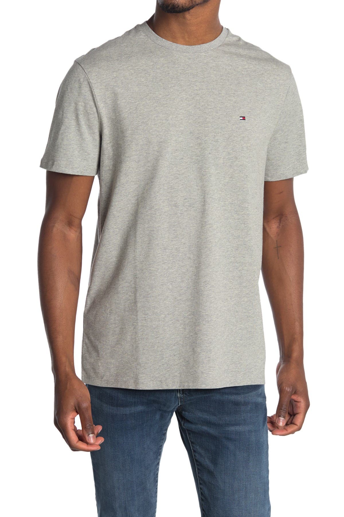tommy hilfiger grey crew neck