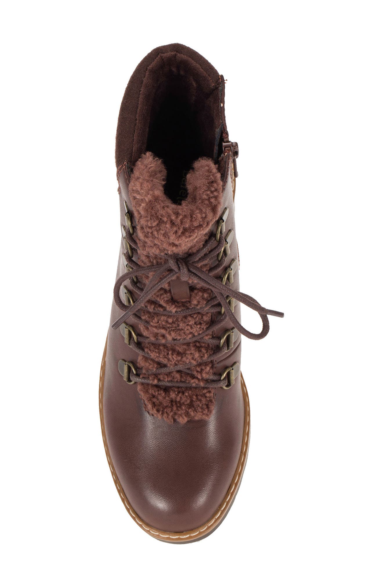BARETRAPS Nasha Lace-Up Faux Shearling 
