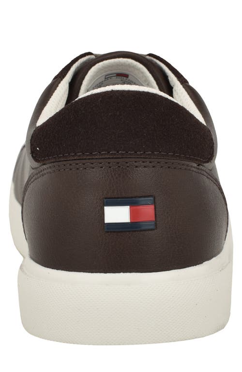 Tommy Hilfiger Low Top Sneaker In Dark Brown