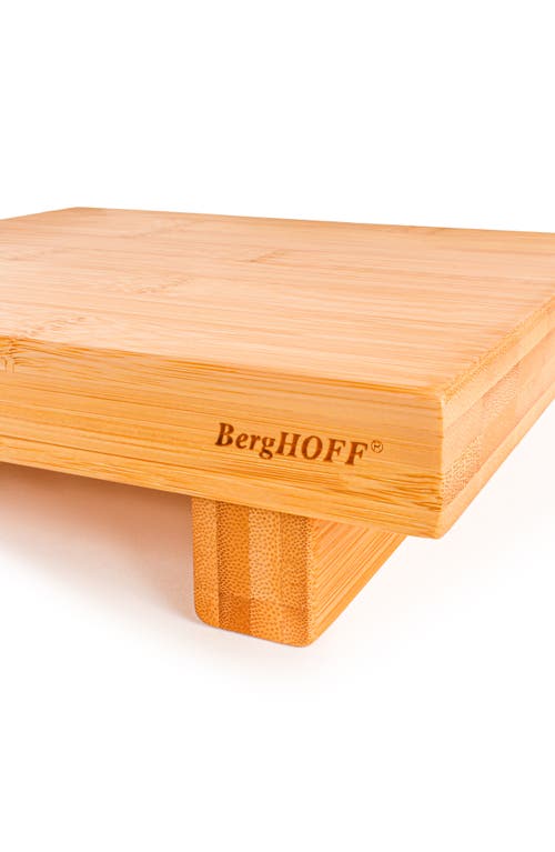 Berghoff Set Of 2 Bamboo Sushi Tray Set In Beige