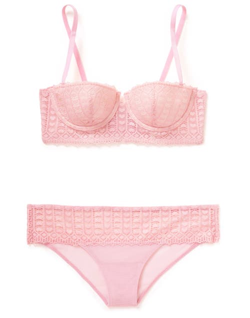 Shop Adore Me Nymphadora Contour Balconette Bra In Medium Pink