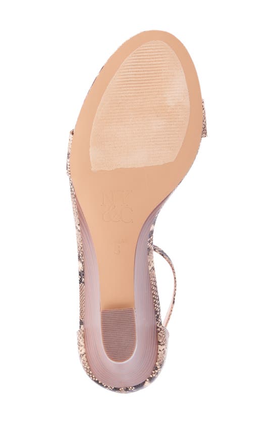 Shop New York And Company Sharona Wedge Sandal In Cognac