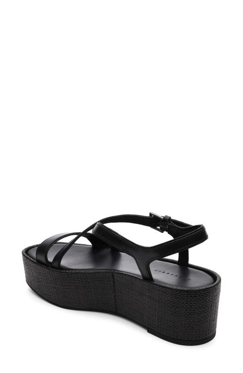 Shop Sanctuary Define Platform Sandal In Black/black