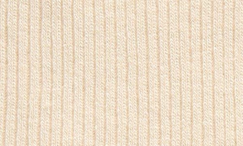 Nordstrom Rib Crew Socks In Ivory Pristine