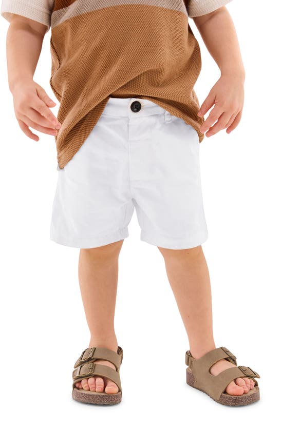 Shop Next Kids' Cotton Chino Shorts In White