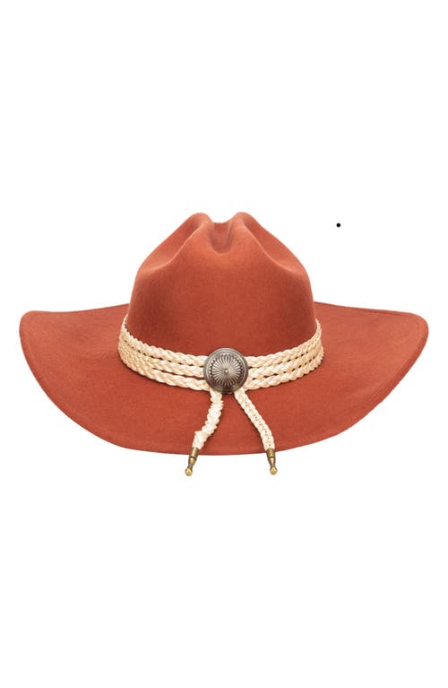 San Diego Hat Rancher Bolo Cowboy Hat In Rust